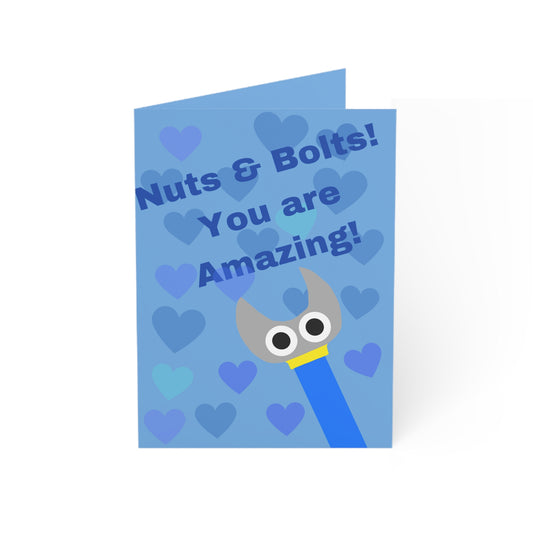 Nuts and Bolts! You’re Amazing! Greeting Card